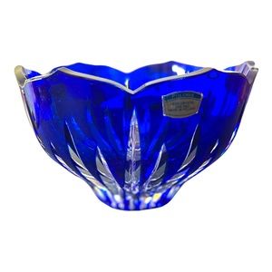 Vintage Art Crystal Bowl